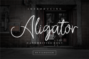 Aligator: A Premium Script Font for Impactful Campaigns