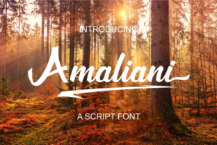 Amaliani Script Font: Elegance in Every Handwritten Letter