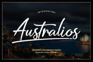 Australios Font: A Handwritten Typeface for Professional Branding