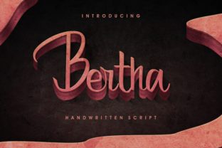 Bertha: The Handwritten Script Font for Scroll-Stopping Brand Visuals