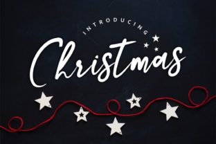 Christmas Font: A Script Typeface for Editorial Elegance