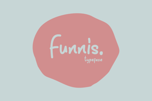 Funnis Script Font: A Bold, Happy Typeface for Craft Creators