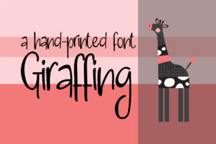 Giraffing: A Joyful Script Font for Brand Identity