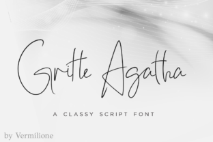 Gritte Agata: Elevate Brand Identity with Classy Script Typography