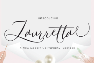 Laurretta: A Modern Calligraphy Typeface for Creative Makers