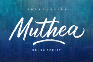Muthea Font: A Brushed Script for Editorial Elegance