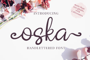Oska: A Script Font with Quiet Elegance