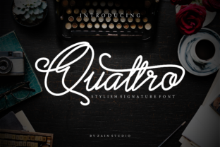 Quattro: A Handwritten Font for Editorial Design