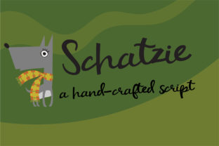 Schatzie: A Hand-Crafted Script for Warm Editorial Design