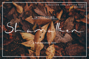 Shamallien Font: Elevate Your Brand with a Handwritten Touch