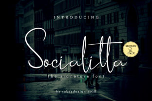 Socialitta Font: A Delicate Script for Digital Branding