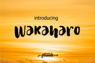 Wakaharo Font: A Playful Typeface for Polished Branding