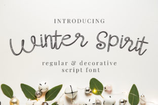 Winter Spirit: A Script Typeface for Elegant Editorial Design